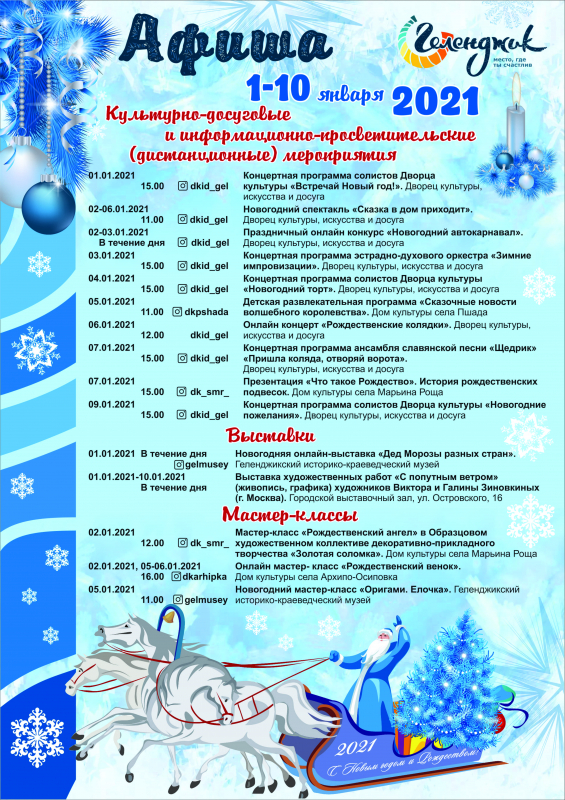 1-10 января 2021г.